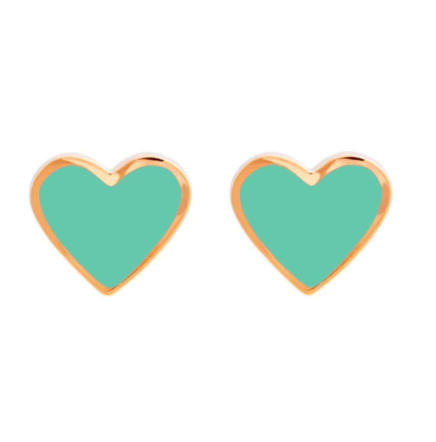 CAROLINA ALATORRE Heart Studs XL