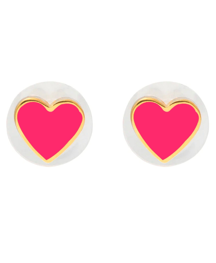 CAROLINA ALATORRE Mini Heart Studs