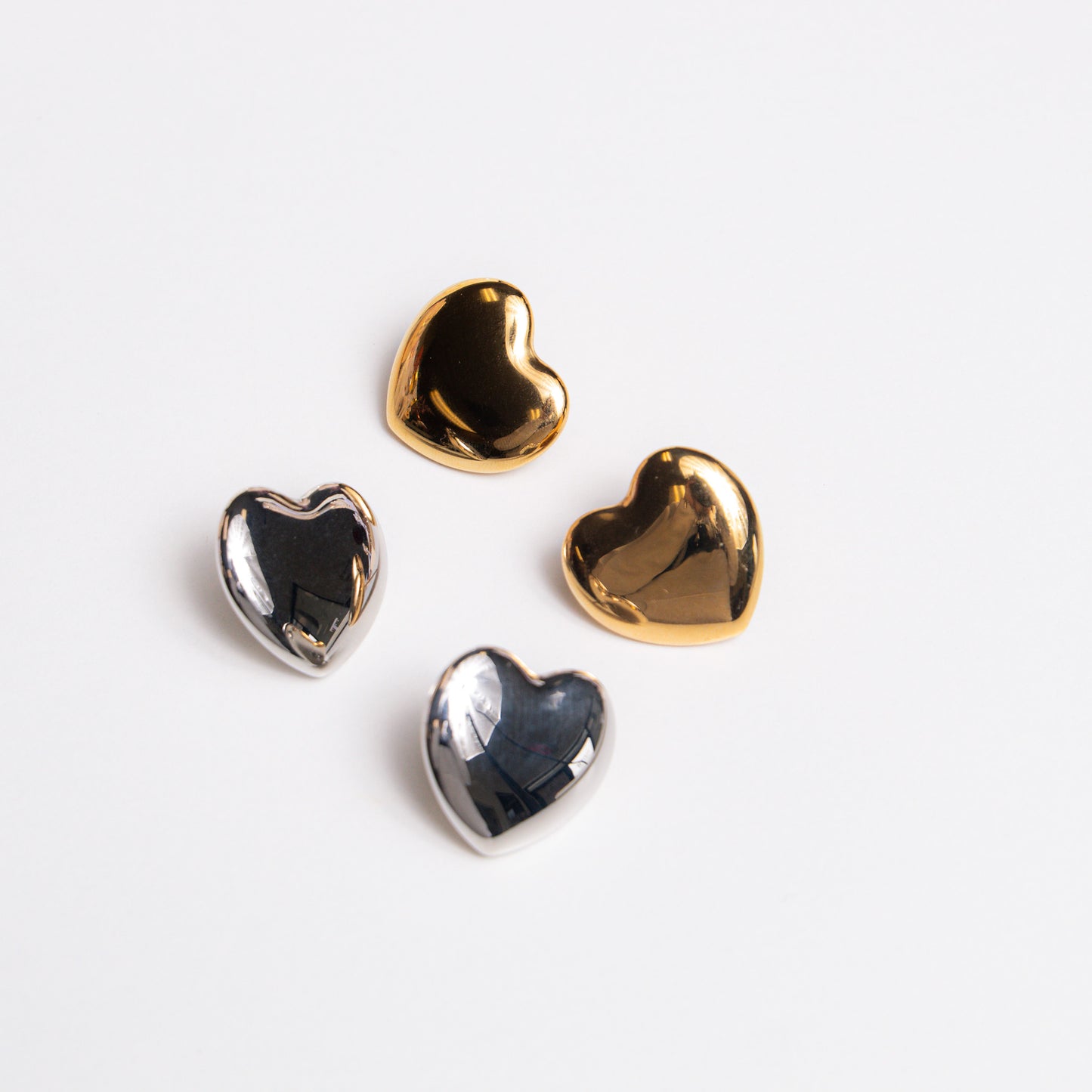 Puff Heart Earring