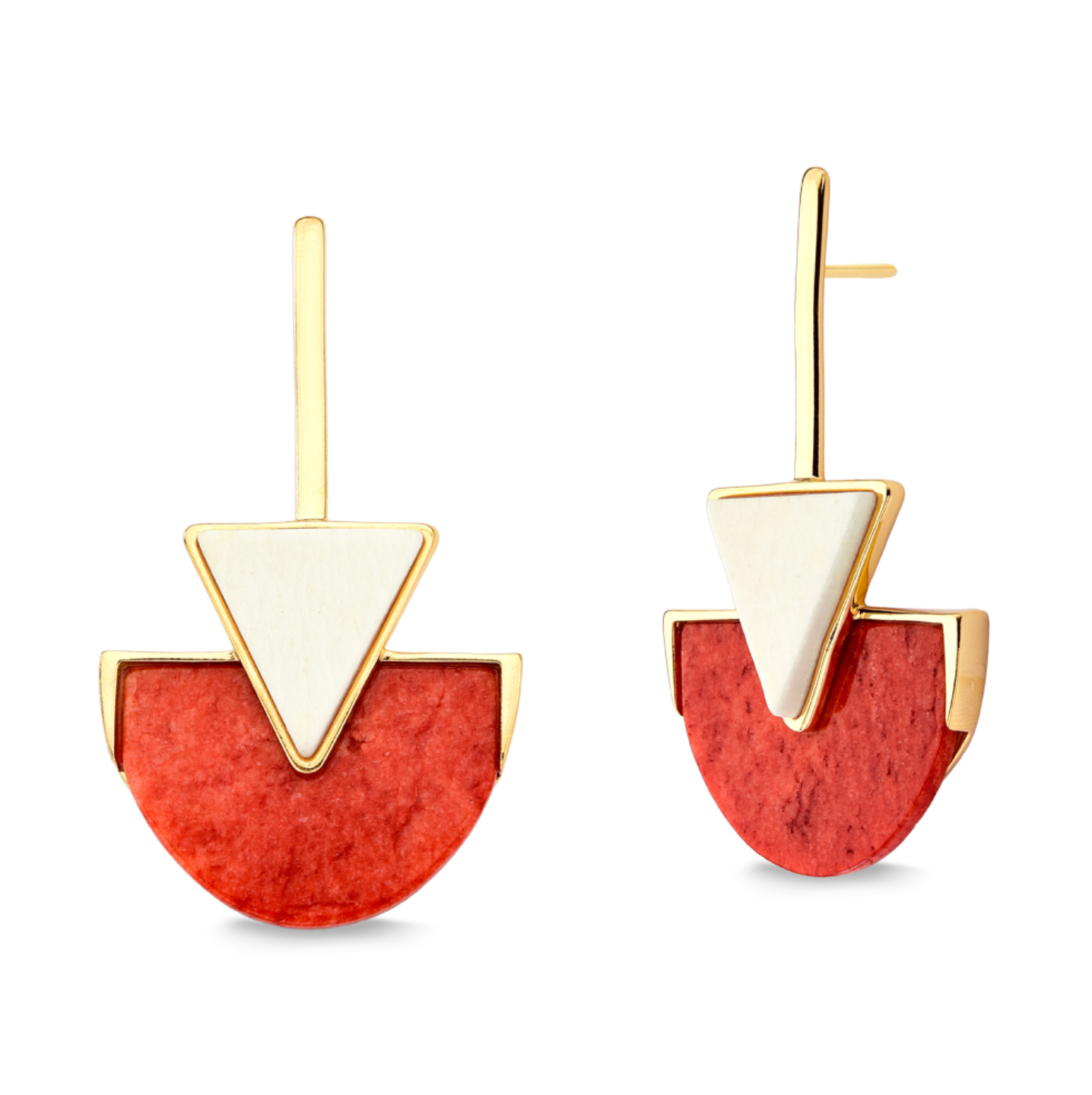 MARIA DOLORES Triangle earrings