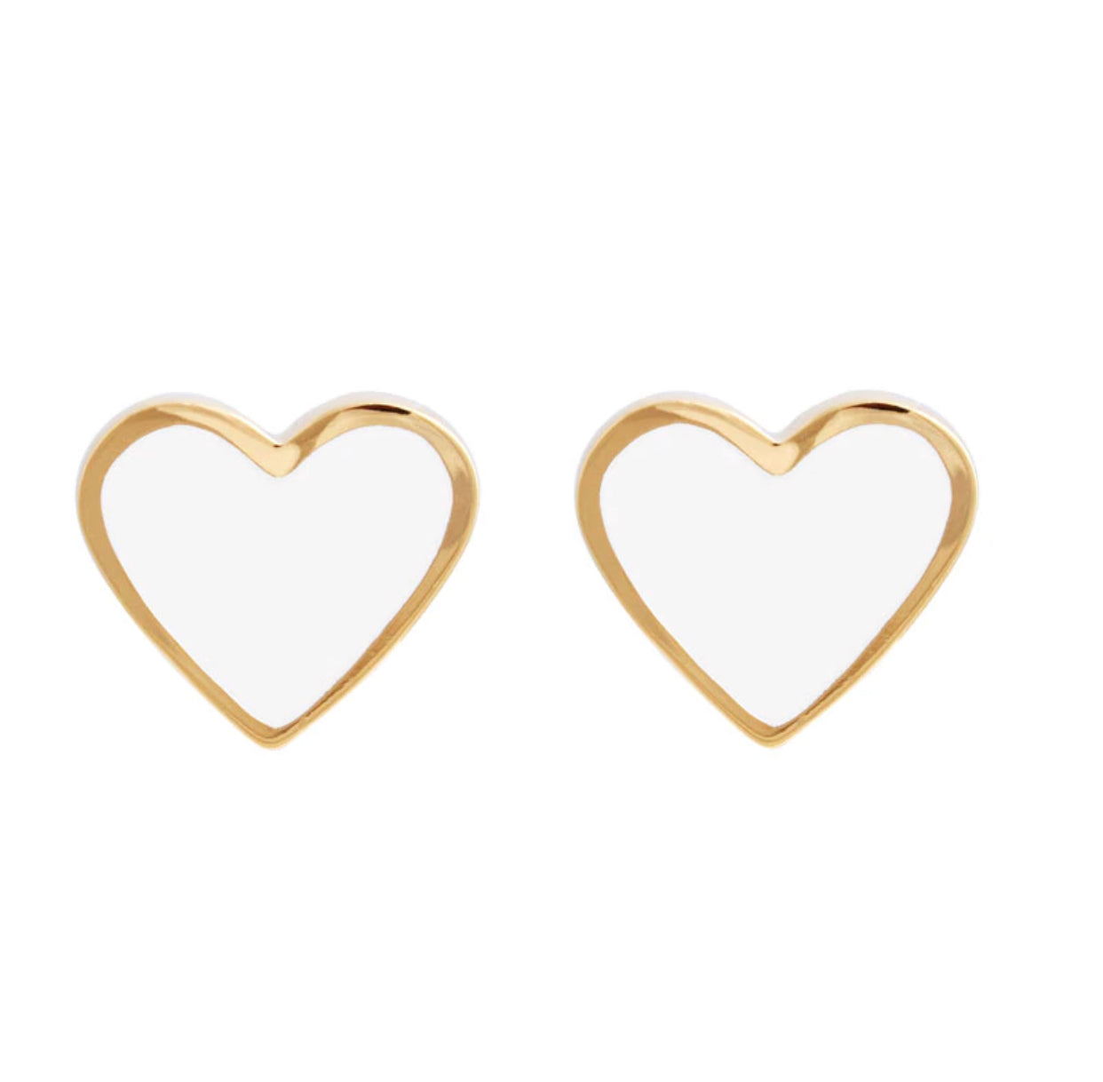 CAROLINA ALATORRE Heart Studs XL